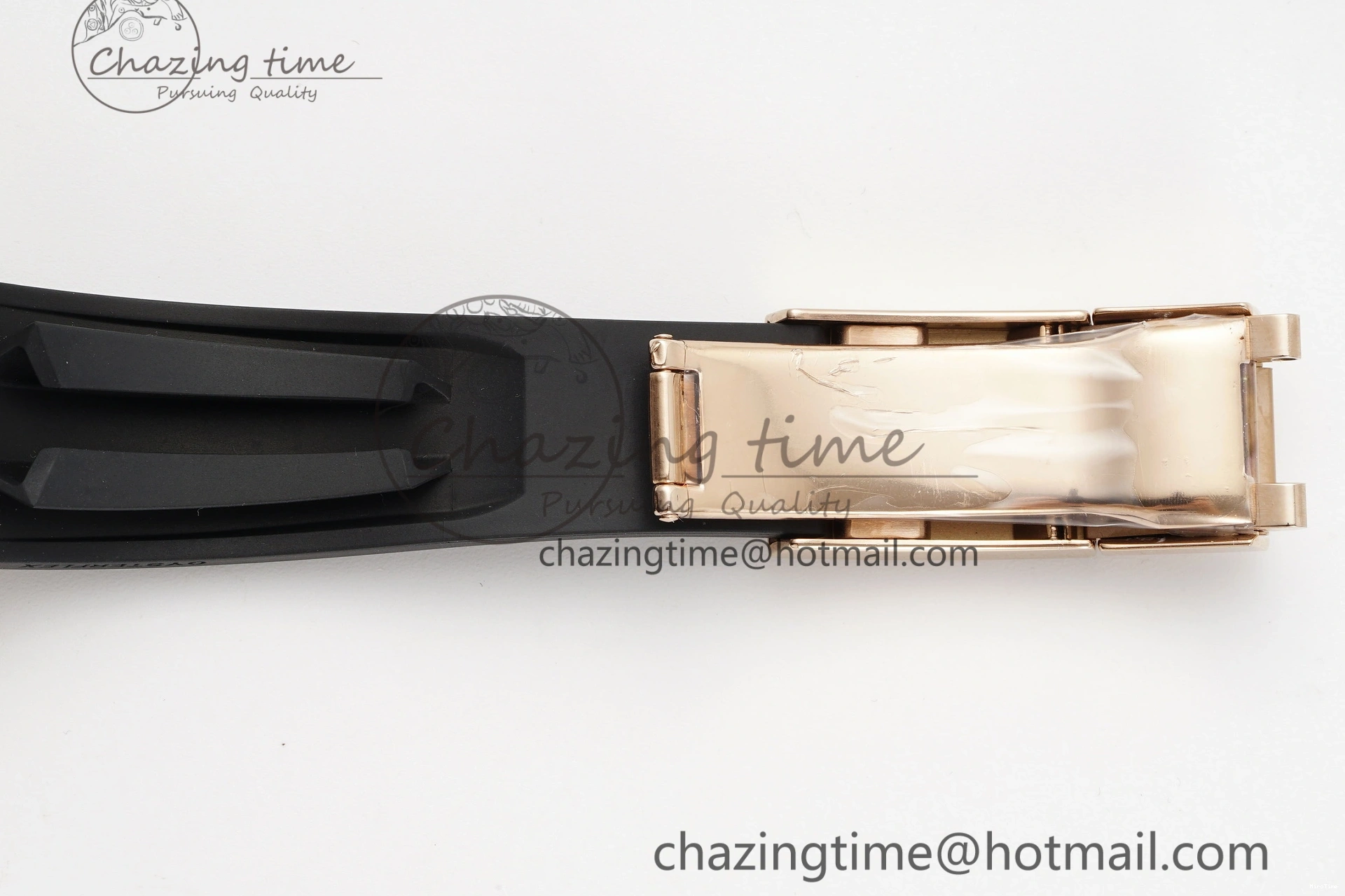 MiroTime 0213 RelaxedFit Yacht-Master 126655 RG APSF Best Edition Black Dial on Black Rubber Strap A 1949